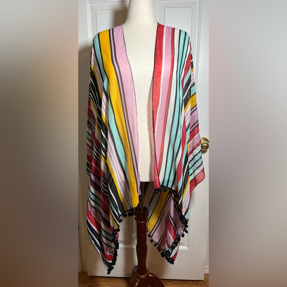 Lane Bryant Tops - Lane Bryant Women’s Colorful Striped Cover-Up